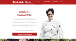 Desktop Screenshot of fischkueche-reck.de
